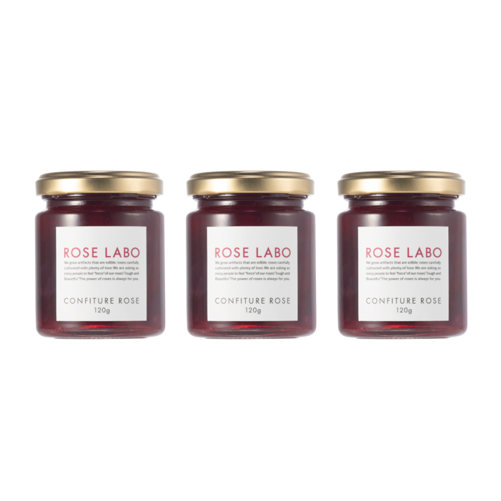 【10%OFF】コンフィチュール ローズ 3個セット
