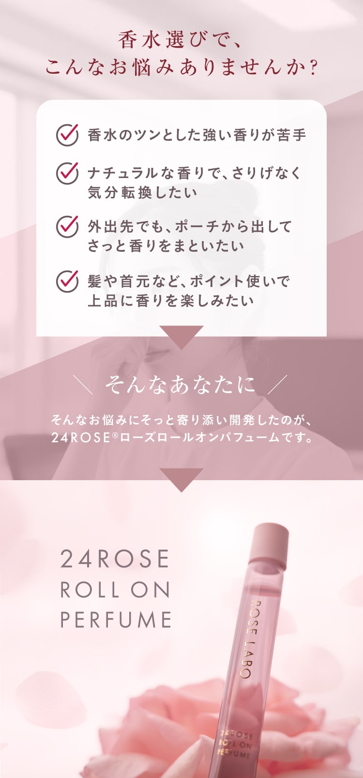 24ROSE®️ローズロールオンパフューム ｜ ROSE LABO〈ローズラボ〉公式